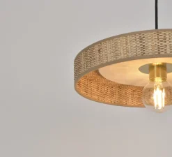 Suspension, Portinatx, blanc, Ø40cm, H6cm - Market Set