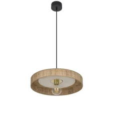 Suspension, Portinatx, blanc, Ø40cm, H6cm - Market Set