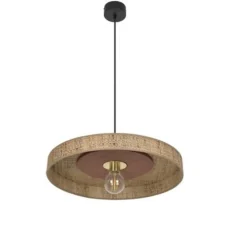 Suspension, Portinatx, terracotta, Ø50cm, H6cm - Market Set