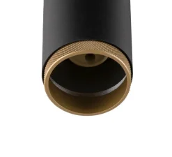 Suspension pour rail, GRIP! L, noir & or, Ø5,7cm, H31,5cm - SLV