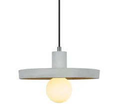 Suspension, Primitivo Concrete, béton naturel, Ø30cm, H12cm - Loftlight