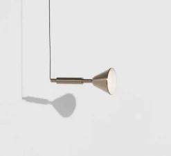 Suspension, Pyl, petite, acier, LED, dim, 2700K, 970 lm, Ø21,6cm, H54cm - Petite Friture