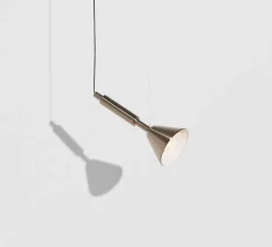 Suspension, Pyl, petite, acier, LED, dim, 2700K, 970 lm, Ø21,6cm, H54cm - Petite Friture