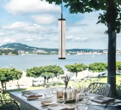 Suspension, Quimera, bronze foncé mat, LED, dim, 2700-3000K, 320 lm, Ø7,6cm, H47cm - SLV