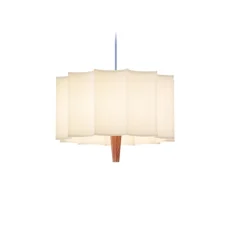 Suspension, Rain, bois, marron, Ø40cm, H31cm - Robin