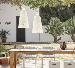 Suspension, Random 96 , blanc, IP44, Ø35cm, H70cm - Gervasoni