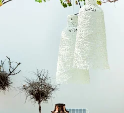 Suspension, Random 96 , blanc, IP44, Ø35cm, H70cm - Gervasoni