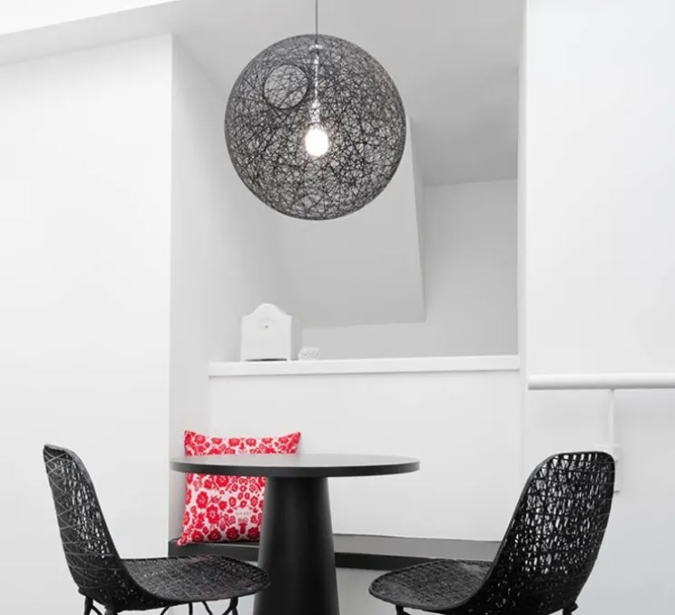 Suspension, Random Light II, Medium, noir, LED,2700k, 800lm, Ø80cm - Moooi