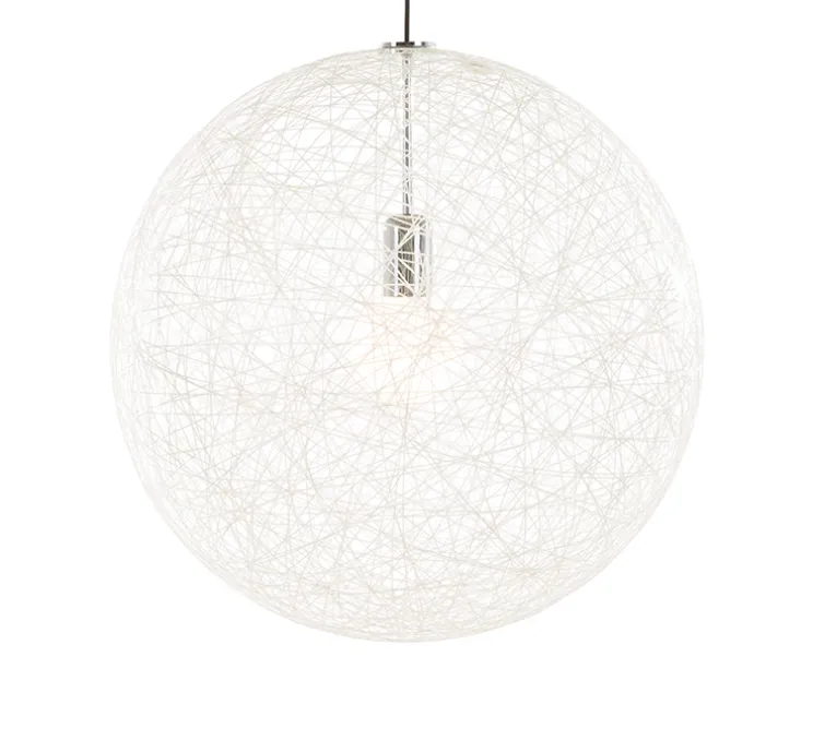 Suspension, Random Light II, Small, câble 10m, blanc, Ø50cm, H50cm - Moooi