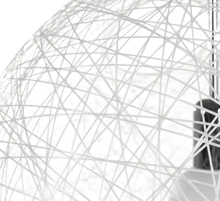 Suspension, Random Light II, Small, câble 10m, blanc, Ø50cm, H50cm - Moooi