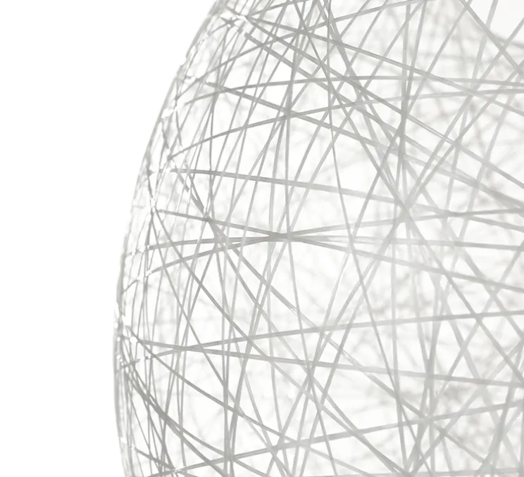 Suspension, Random Light II, Small, câble 10m, blanc, Ø50cm, H50cm - Moooi