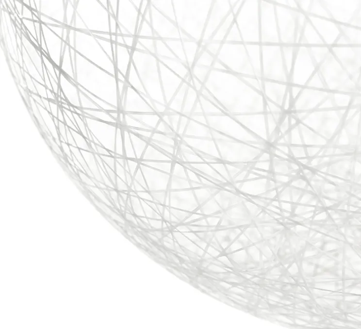 Suspension, Random Light II, Small, câble 10m, blanc, Ø50cm, H50cm - Moooi