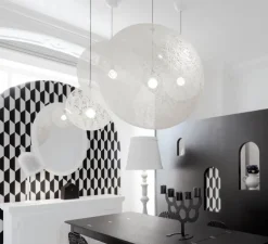 Suspension, Random Light II, Large, blanc, Ø105cm, H105cm - Moooi