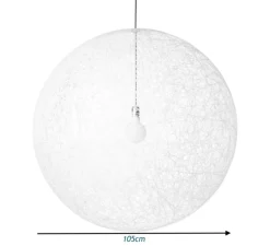 Suspension, Random Light II, Large, blanc, Ø105cm, H105cm - Moooi