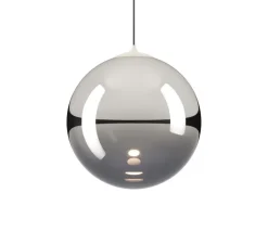 Suspension, Random solo 23 sans rosace, chrome, LED, dim, 3000K, 160 lm, Ø23cm, H23,7cm - Lodes