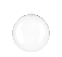 Suspension, Random solo 28 sans rosace, transparent, LED, dim, 3000K, 160 lm, Ø28cm, H28,7cm - Lodes