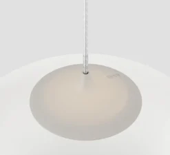 Suspension, Random solo 12sans rosace, blanc givré, LED, dim, 3000K, 160 lm, Ø12cm, H12,7cm - Lodes