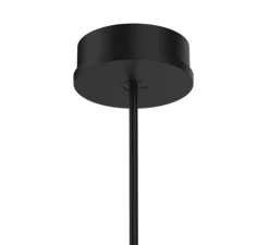 Suspension, Ray ceiling suspended 2.0, noir, LED, 3000K, 420lm, Ø6,7cm, H20cm - Wever&Ducré