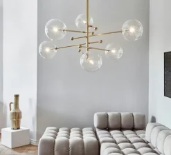 Suspension, RD15 6 Arms, laiton, Ø138,9cm, H83,9cm - Schwung