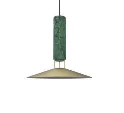 Suspension, Rebound, marbre vert, Ø40cm, H34,3cm - Carpyen