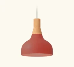 Suspension, Reiko cone, terracotta, Ø21cm, H24cm - Robin