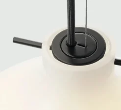 Suspension, Repose 175, blanc & noir, Ø17,5cm, H11,8cm - lyfa