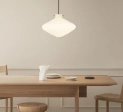 Suspension, Repose 400, blanc & noir, Ø40cm, H27cm - lyfa