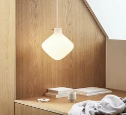 Suspension, Repose 260, blanc, or, Ø26cm, H25,2cm - lyfa