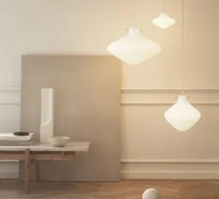 Suspension, Repose 260, blanc, or, Ø26cm, H25,2cm - lyfa