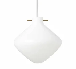 Suspension, Repose 260, blanc, or, Ø26cm, H25,2cm - lyfa