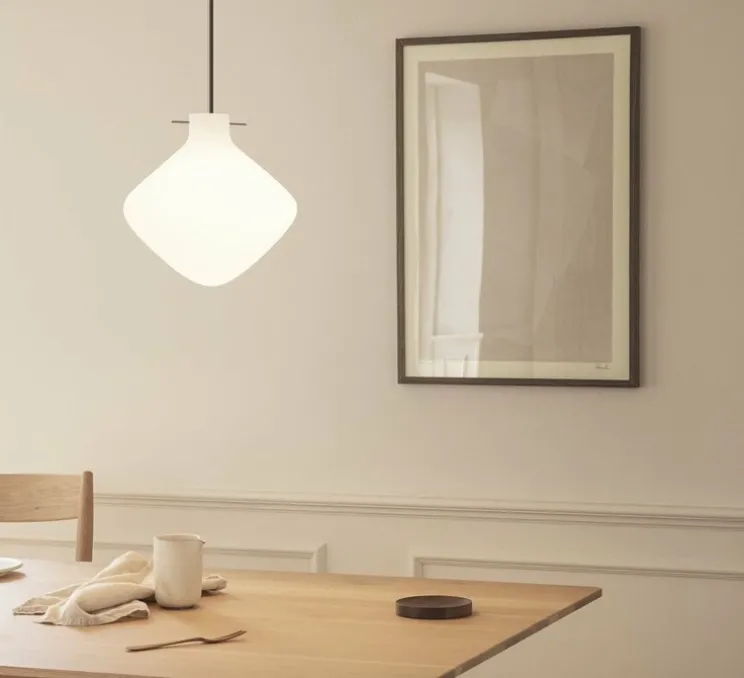 Suspension, Repose 260, blanc & noir, Ø26cm, H25,2cm - lyfa