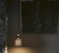 Suspension, Riddle, laiton, LED, L9cm, H19cm - Bert Frank