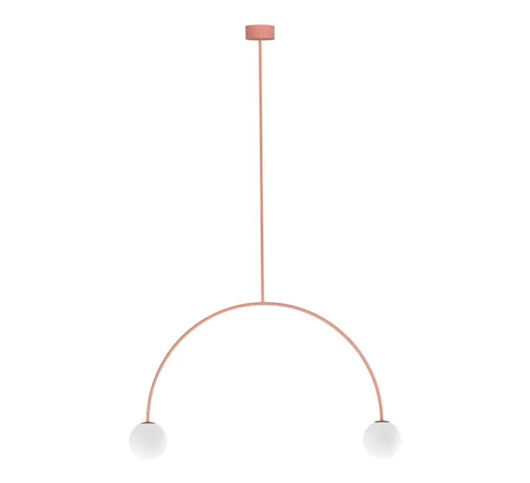 Suspension, Riga 50, corail, L50cm, H33cm - Robin