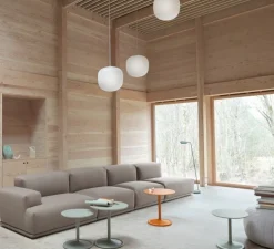 Suspension, Rime, gris, opalin, Ø37cm, H45,5cm - Muuto