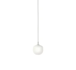 Suspension, Rime, gris, opalin, 2700K, 190lm, Ø12cm, H15cm - Muuto
