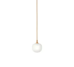 Suspension, Rime, orange, opalin, 2700K, 190lm, Ø12cm, H15cm - Muuto