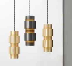 Suspension, Ring, Bronze, L10cm, H24cm - CTO lighting