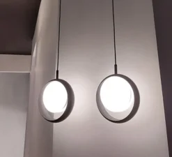 Suspension, Ring S1, noir, Ø25cm, H12cm - B.lux