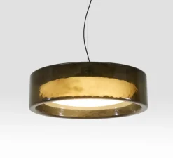 Suspension, Ringo 90, fumé foncé, LED, dim, 2700-3000-4000K, 6250 lm, Ø90cm, H25cm - Marset