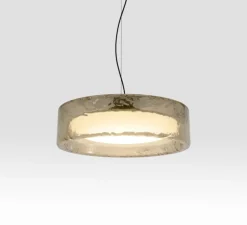 Suspension, Ringo 70, verre fumé, LED, dim, 2700-3000-4000K, 3205 lm, Ø70cm, H21cm - Marset