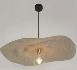 Suspension, Rivage L, lin naturel, Ø78cm, H6cm - Market Set