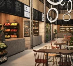 Suspension, Roda S/120/V, blanc, LED, dim, 2700K, 2160 lm, L120cm, H120cm - Bover