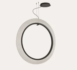 Suspension, Roda S/120/V, blanc, LED, dim, 2700K, 2160 lm, L120cm, H120cm - Bover