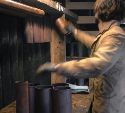 Suspension, Roest, 150h, marron, LED, 2700K, 3120lm, L150cm, H6cm - Graypants