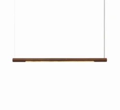 Suspension, Roest, 150h, marron, LED, 2700K, 3120lm, L150cm, H6cm - Graypants