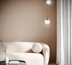 Suspension, Roller, blanc, LED, dim, 3000K, 1000 lm, Ø9,6cm, H7,7cm - Mantra