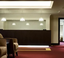 Suspension, Romeo Moon 1, transparent, Ø34cm, H21cm - Flos