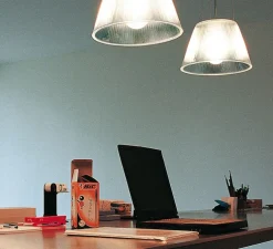 Suspension, Romeo Moon 1, transparent, Ø34cm, H21cm - Flos