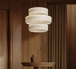 Suspension, Ronde X3, blanc, LED, dim, 2700K, 4101 lm, Ø80cm, H71cm - Dix heures dix