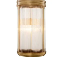 Suspension, Rousseau L, laiton antique, Ø27,5cm, H49cm - Eichholtz